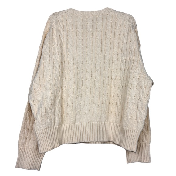 Polo Ralph Lauren Polo Logo Cable Knit Cotton Pullover Sweater - Picture 4 of 8